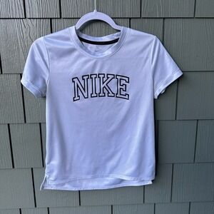 Nike Running Team White Short Sleeve Performance T-Shirt Womens Large